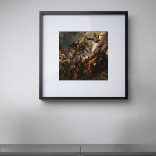 UP HEEL (50x50 cm Variant Print)